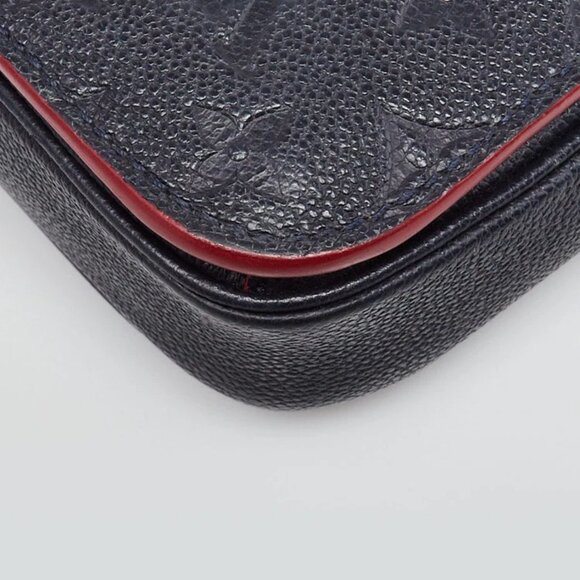 Louis Vuitton Marine Rouge Monogram Empreinte Leather Pochette Metis Bag - Picture 4 of 12